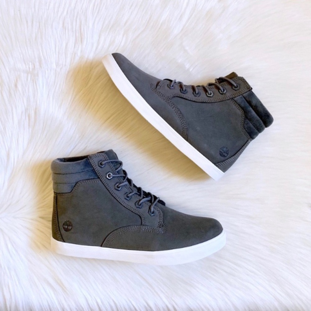 Timberland Medium Grey Dausette Sneaker Boots - Picture 5 of 7